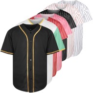 Maßgeschneidertes Logo, sublimiertes Unisex-Baseballtrikot, atmungsaktiv, V-Ausschnitt, schnell trocknend, antibakteriell, Übergrößen, Teamwear, OEM/ODM, 100 % Polyester
