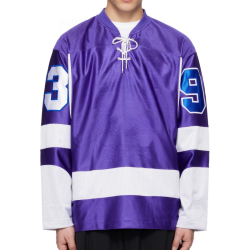 Sublimiertes Unisex-Hockeytrikot aus 100 % Polyester, schnell trocknend, atmungsaktiv, individuell gestaltbares Teamlogo an vorderer Position, Eisbekleidung Sublimiertes Unisex-Hockeytrikot aus 100 % Polyester, schnell trocknend, atmungsaktiv, individuell gestaltbares Teamlogo an vorderer Position, Eisbekleidung