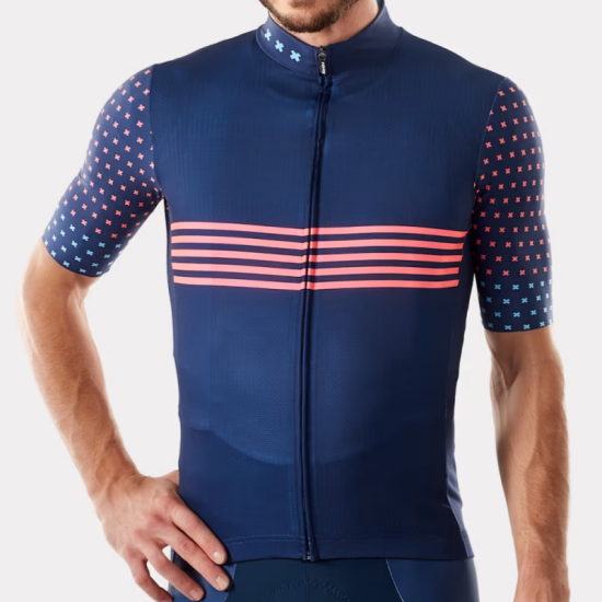 OEM/ODM, nahtloses, leichtes, antibakterielles, schnell trocknendes, vierweg-stretchiges, UV-schützendes Sportoberteil, durchgehender Reißverschluss, Radtrikot für Herren, Übergrößen OEM/ODM, nahtloses, leichtes, antibakterielles, schnell trocknendes, vierweg-stretchiges, UV-schützendes Sportoberteil, durchgehender Reißverschluss, Radtrikot für Herren, Übergrößen