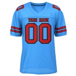 Großhandel: Maßgeschneiderte, einfarbige, sublimierte, genähte American-Football-Trikots, Kurzarm, 100 % Polyester, leicht, Spieltrikots Großhandel: Maßgeschneiderte, einfarbige, sublimierte, genähte American-Football-Trikots, Kurzarm, 100 % Polyester, leicht, Spieltrikots