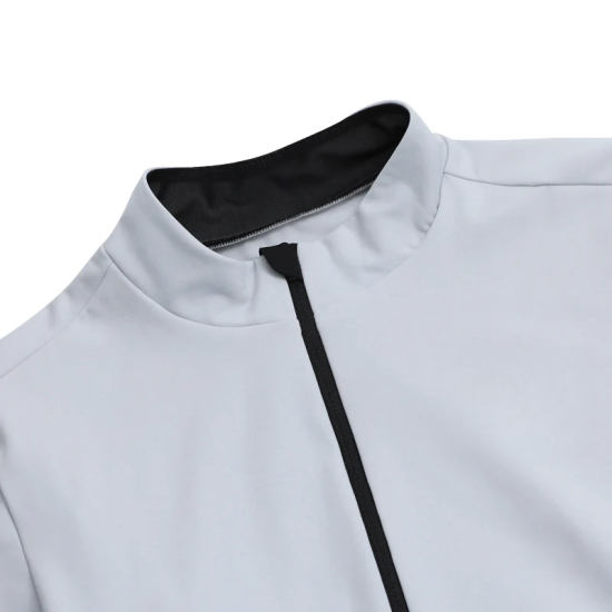 Individuelles Logo, sublimiertes Langarm-Radfahreroberteil mit Frontreißverschluss, winddicht, umweltfreundlich, 100 % Polyester, mit Taschen für Damen Individuelles Logo, sublimiertes Langarm-Radfahreroberteil mit Frontreißverschluss, winddicht, umweltfreundlich, 100 % Polyester, mit Taschen für Damen