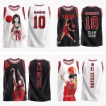 Maßgeschneiderte Jungen-Rasta-Basketballtrikot-Sets mit Digitldruck, atmungsaktiv, Übergrößen, Anime-Design Maßgeschneiderte Jungen-Rasta-Basketballtrikot-Sets mit Digitldruck, atmungsaktiv, Übergrößen, Anime-Design