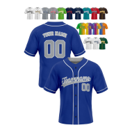 Großhandel: Digitldruck, individuelles Logo, 100 % Polyester, antibakteriell, UV-Schutz, atmungsaktiv, V-Ausschnitt, Kurzarm, Unisex-Baseballtrikot