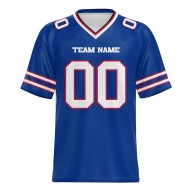 Maßgeschneidertes strapazierfähiges American-Football-Trikot, Stickerei, Digitldruck, kurz, 100 % Polyester, atmungsaktiv, schnell trocknend, Übergrößen