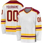 Sublimiertes, besticktes Langarm-Eishockeytrikot, individuell, unisex, 100 % Polyester, schnell trocknend, antibakteriell, umweltfreundlich Sublimiertes, besticktes Langarm-Eishockeytrikot, individuell, unisex, 100 % Polyester, schnell trocknend, antibakteriell, umweltfreundlich