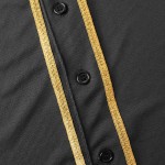 Maßgeschneidertes Logo, sublimiertes Unisex-Baseballtrikot, atmungsaktiv, V-Ausschnitt, schnell trocknend, antibakteriell, Übergrößen, Teamwear, OEM/ODM, 100 % Polyester