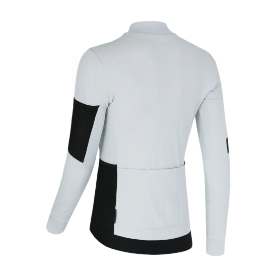 Individuelles Logo, sublimiertes Langarm-Radfahreroberteil mit Frontreißverschluss, winddicht, umweltfreundlich, 100 % Polyester, mit Taschen für Damen Individuelles Logo, sublimiertes Langarm-Radfahreroberteil mit Frontreißverschluss, winddicht, umweltfreundlich, 100 % Polyester, mit Taschen für Damen