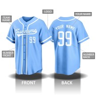 Großhandel: Maßgeschneiderte Baseballuniform mit Knopfleiste, besticktes Logo, Sublimationsdruck, Übergrößen, antibakteriell, atmungsaktiv, Teamtrikot