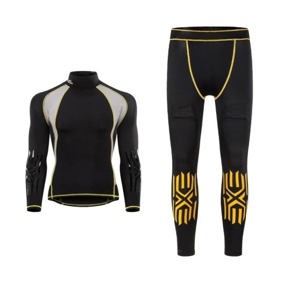 KM21 OEM ODM Herren-Eishockey-Outfit für Erwachsene mit Wärmeübertragungsdruck, sublimierter schnelltrocknender Hose aus Polyester/Spandex und Stehkragen-Set