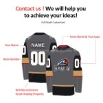 Eishockeyuniform mit hochwertiger Stickerei, maßgeschneiderter Team-Eishockeypullover, personalisiertes Detroit-Red-Wings-Hockeytrikot