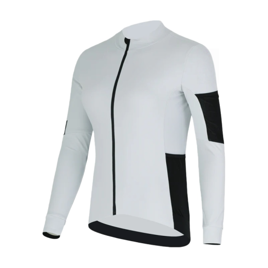 Individuelles Logo, sublimiertes Langarm-Radfahreroberteil mit Frontreißverschluss, winddicht, umweltfreundlich, 100 % Polyester, mit Taschen für Damen Individuelles Logo, sublimiertes Langarm-Radfahreroberteil mit Frontreißverschluss, winddicht, umweltfreundlich, 100 % Polyester, mit Taschen für Damen