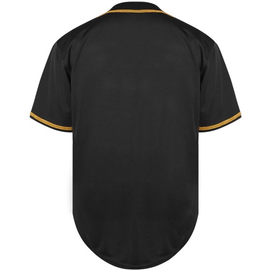Maßgeschneidertes Logo, sublimiertes Unisex-Baseballtrikot, atmungsaktiv, V-Ausschnitt, schnell trocknend, antibakteriell, Übergrößen, Teamwear, OEM/ODM, 100 % Polyester