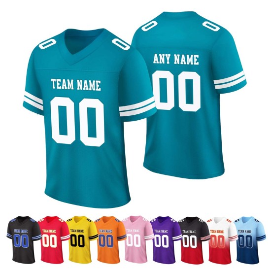 Großhandel: Maßgeschneidertes American-Football-Trikot mit Sublimationsstickerei, atmungsaktiv, schnell trocknend, antibakteriell, Übergrößen, Kurzarm Großhandel: Maßgeschneidertes American-Football-Trikot mit Sublimationsstickerei, atmungsaktiv, schnell trocknend, antibakteriell, Übergrößen, Kurzarm
