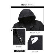 OEM maßgeschneideter Zweiteiler mit Kapuzen-Cardigan-Trainingsanzug, Übergrößen, atmungsaktiv, Kapuzenpullis und Hosen, Jogging-Set