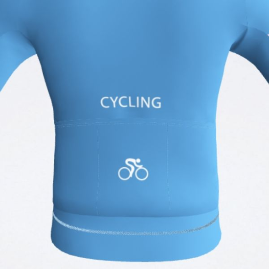 OEM/ODM blaues, leichtes, umweltfreundliches, atmungsaktives Kurzarm-Radtrikot für Herren mit sublimiertem Logo, für Erwachsene OEM/ODM blaues, leichtes, umweltfreundliches, atmungsaktives Kurzarm-Radtrikot für Herren mit sublimiertem Logo, für Erwachsene