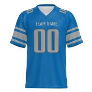 Maßgeschneiderte, genähte Namens-Ausstattung, American-Football-Uniformen, Kurzarm, Übergrößen, Polyester, atmungsaktiv, für Herren und Damen