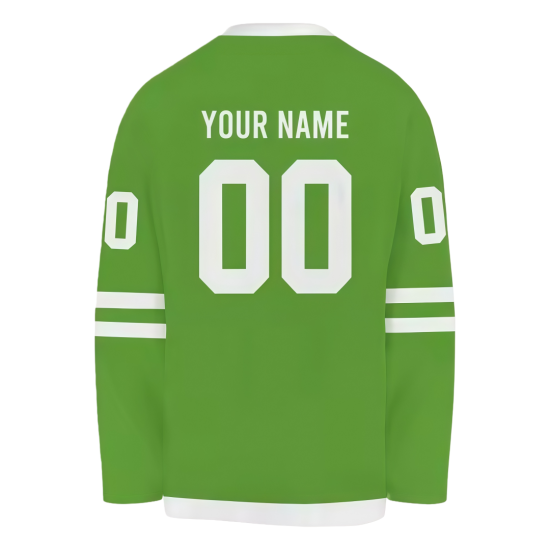 OEM/ODM, sublimierte, umweltfreundliche Team-Eishockeytrikots mit personalisiertem Logo, Namen und Nummer, Retro-Hockeyuniformen, unisex