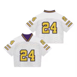 Maßgeschneidertes Logo, hochwertiges Herren-Crop-Trikot im Vintage-Streetwear-Stil, Retro-Fußballtrikot, kastiger Schnitt, Mesh, umweltfreundlich