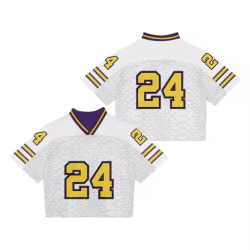 Maßgeschneidertes Logo, hochwertiges Herren-Crop-Trikot im Vintage-Streetwear-Stil, Retro-Fußballtrikot, kastiger Schnitt, Mesh, umweltfreundlich