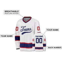 Maßgeschneidertes Logo, OEM/ODM, Inline-Eishockeytrikot, Sportbekleidung, unisex, Übergrößen, sublimiert, 100 % Polyester, atmungsaktiv, schnell trocknend, KM21