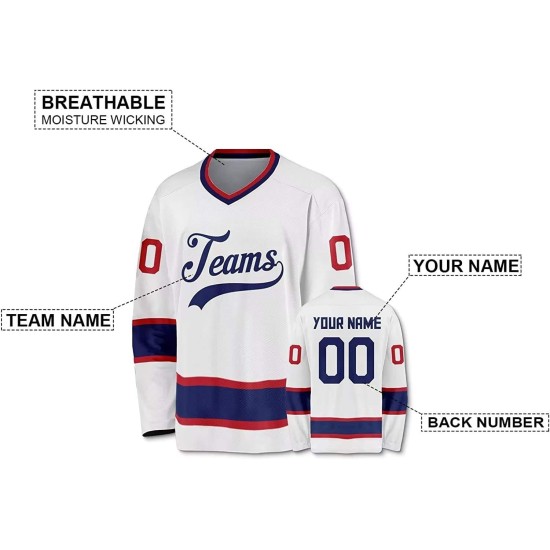 Maßgeschneidertes Logo, OEM/ODM, Inline-Eishockeytrikot, Sportbekleidung, unisex, Übergrößen, sublimiert, 100 % Polyester, atmungsaktiv, schnell trocknend, KM21