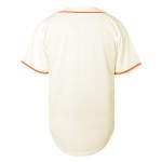 Maßgeschneidertes, sublimiertes, atmungsaktives Übergrößen-Unisex-Baseballtrikot mit V-Ausschnitt, Stickerei, Kurzarm, durchgehende Knopfleiste, 100 % Polyester