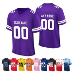 Schnell trocknendes Übergrößen-Herren-Retro-American-Football-Trikot, werksmaßgeschneidert, modischer Digitldruck, kurz, 100 % Polyester