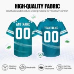 Großhandel: Maßgeschneidertes American-Football-Trikot mit Sublimationsstickerei, atmungsaktiv, schnell trocknend, antibakteriell, Übergrößen, Kurzarm Großhandel: Maßgeschneidertes American-Football-Trikot mit Sublimationsstickerei, atmungsaktiv, schnell trocknend, antibakteriell, Übergrößen, Kurzarm