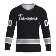 Maßgeschneidertes Logo, OEM/ODM, Team-Eishockeytrikot mit Digitldruck, atmungsaktiv, schnell trocknend, 100 % Polyester, Trainingsbekleidung, Großhandel, sublimiert