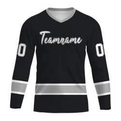Maßgeschneidertes Logo, OEM/ODM, Team-Eishockeytrikot mit Digitldruck, atmungsaktiv, schnell trocknend, 100 % Polyester, Trainingsbekleidung, Großhandel, sublimiert